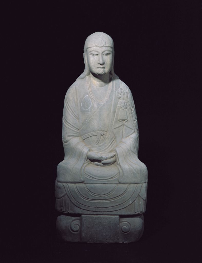 图片[1]-Statues of stone saints such as Zhang Jiao-China Archive